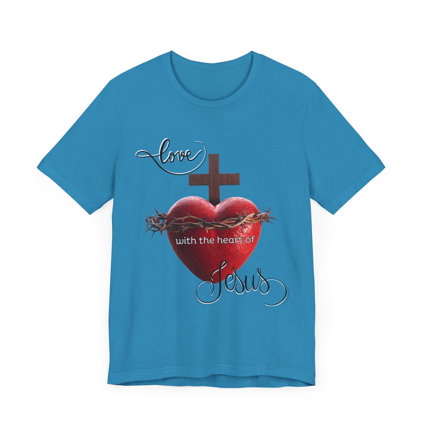 Religious T-Shirts for Men & Women, Christian T-Shirts, Christian Gifts, Jesus Loves Shirts, Jesus T-Shirts, Religious Jesus T-Shirt, Unisex Jersey Short Sleeve Tee