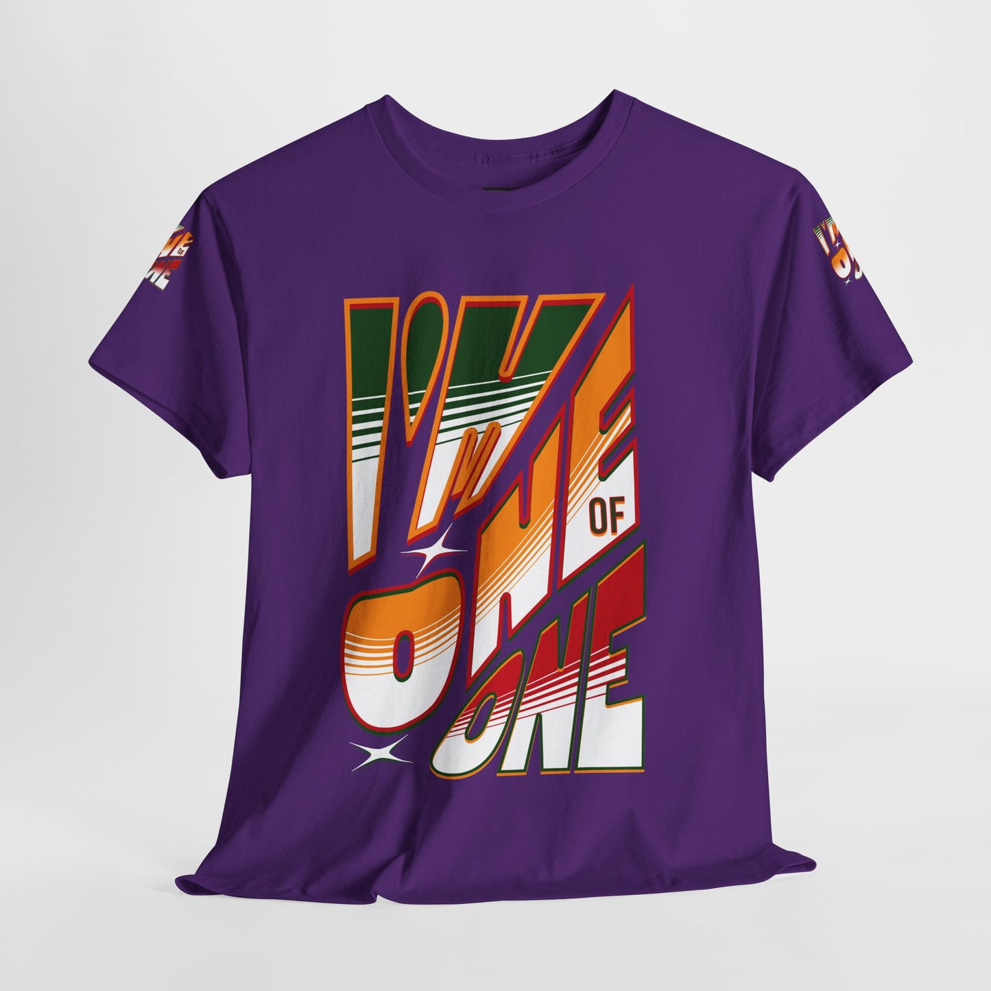 Unisex Heavy Cotton Tee - I'm One of One, Juneteenth Graphic T-Shirt, Bold Statement Shirt, Unisex Self-Love Style T-Shirt, Melanin T-Shirt