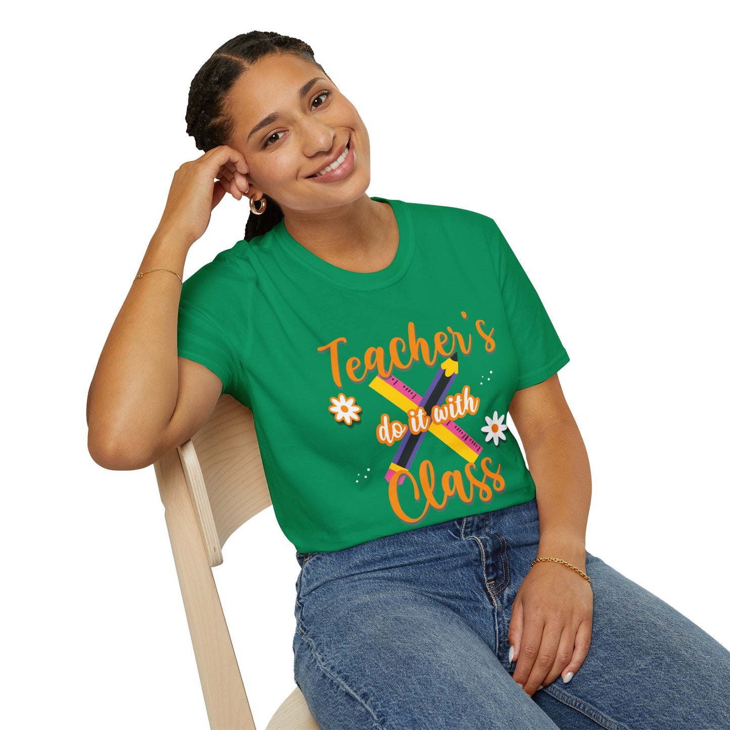 Teacher's do it with Class T-Shirt, Cute Teacher Gift, Teacher Back to School Tee, Teacher Appreciation Day, Teacher Classroom Outfit