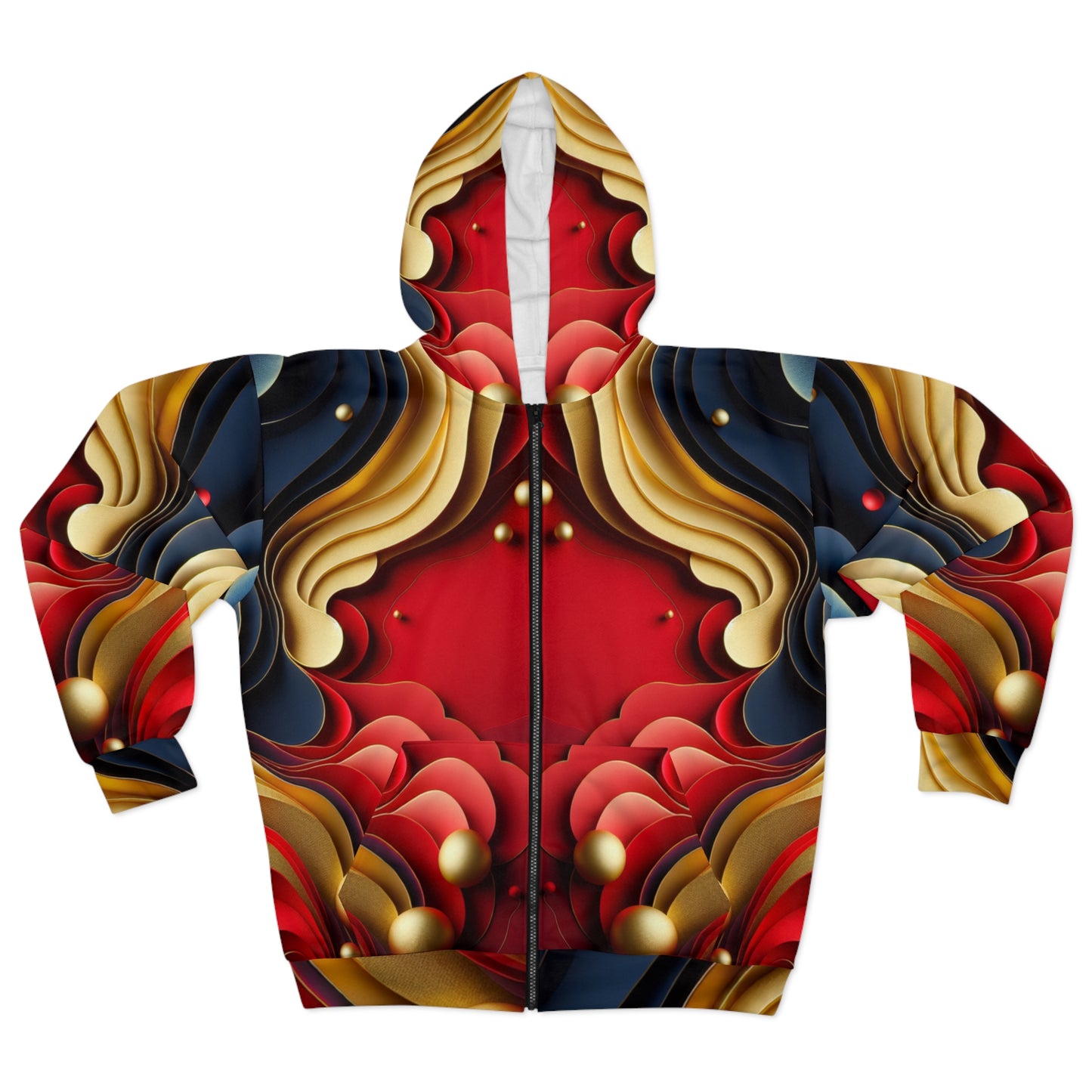 Vibrant Abstract Unisex Zip Hoodie, Colorful Abstract Zip-Up, Cozy Gift for Art Lovers, Trendy Streetwear Apparel, Matching Leggings Sold Separately