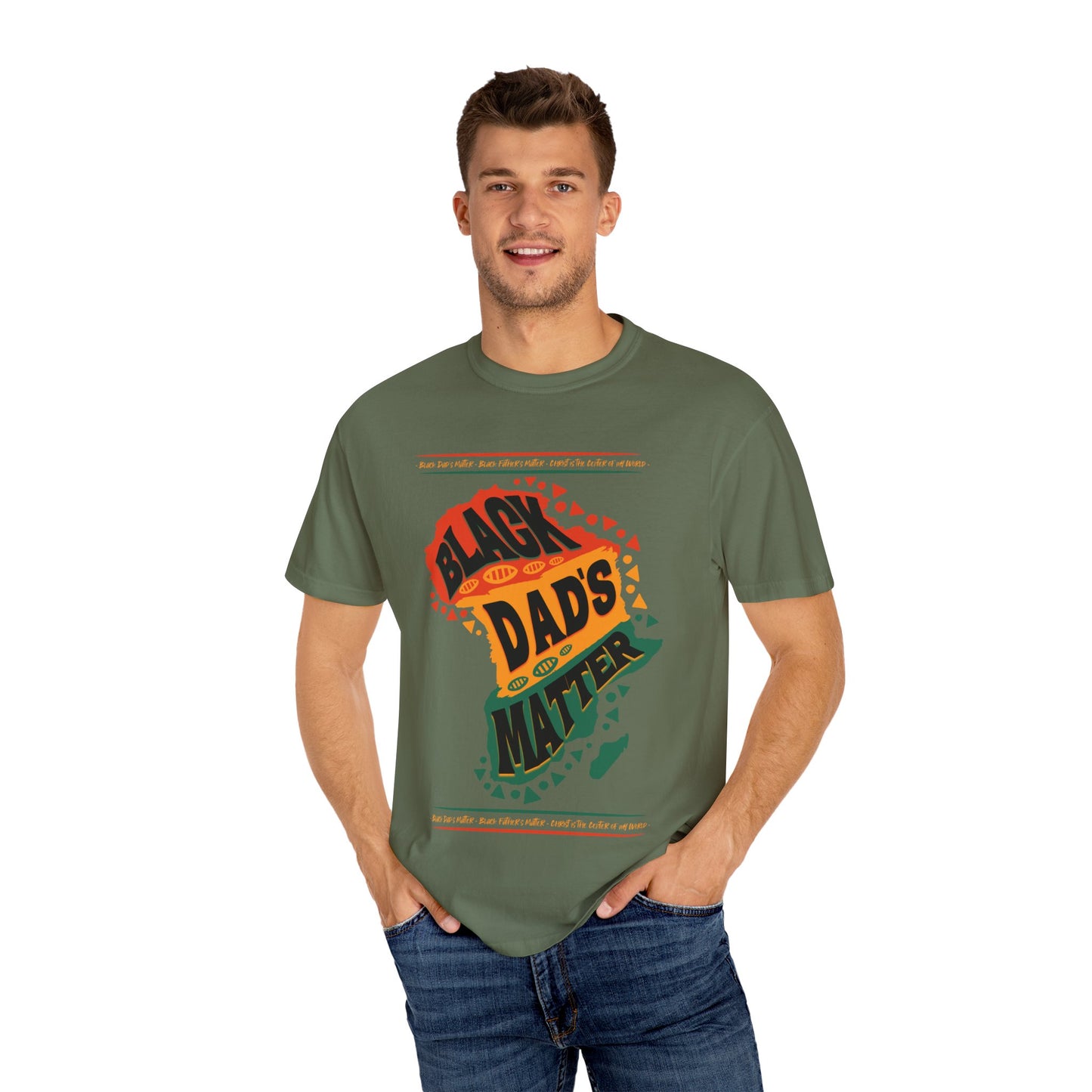 Black Dads Matter Unisex T-Shirt, Perfect for Father's Day, Family Gatherings, and Everyday Wear, Support Black Fatherhood