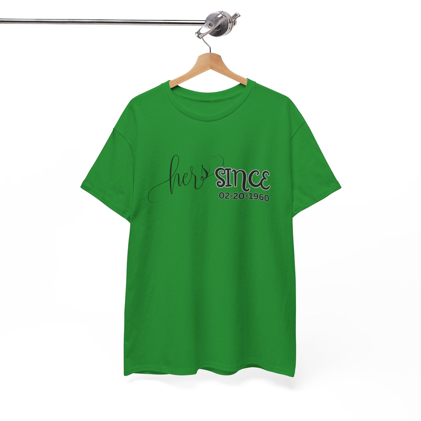 Personalized His and Hers Valentine T-Shirts, Custom Valentine T-Shirts, Unisex Valentine T-Shirts, T-Shirts for Couples, (His Sold Separately)
