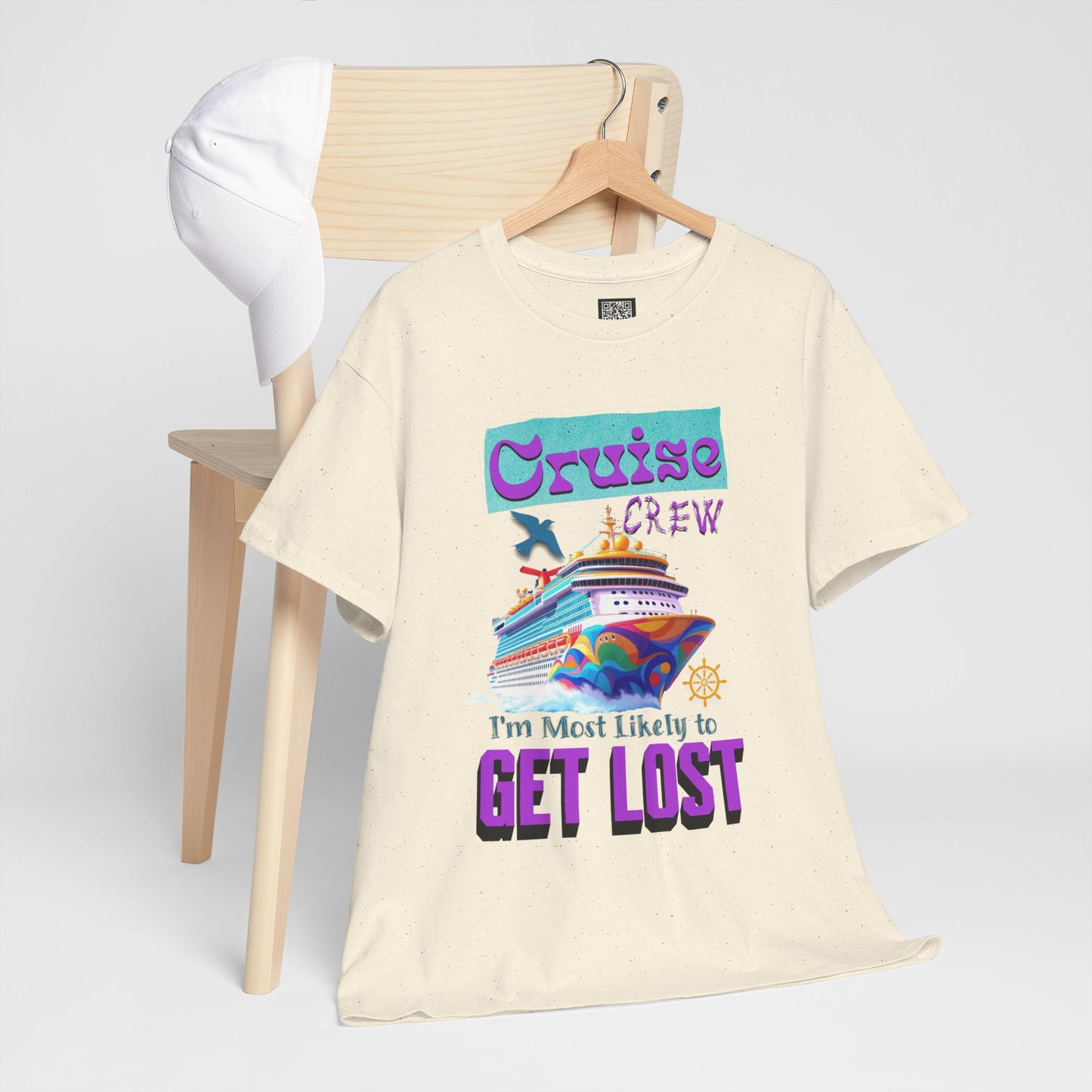 Cruise Crew T-Shirt - Funny Cruise Vacation Tees, Gift for Cruise Travelers, Funny Holiday Wardrobe, Nautical Adventure Apparel,