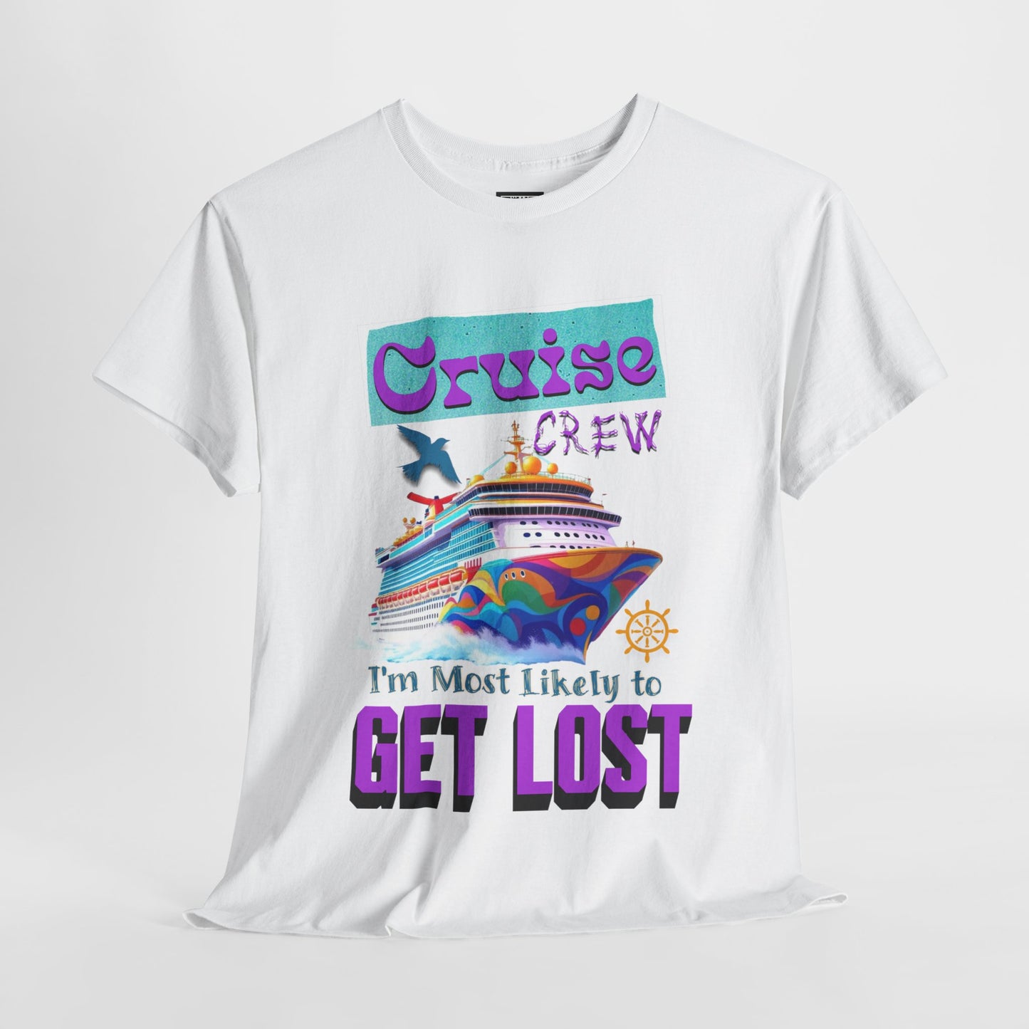 Cruise Crew T-Shirt - Funny Cruise Vacation Tees, Gift for Cruise Travelers, Funny Holiday Wardrobe, Nautical Adventure Apparel,