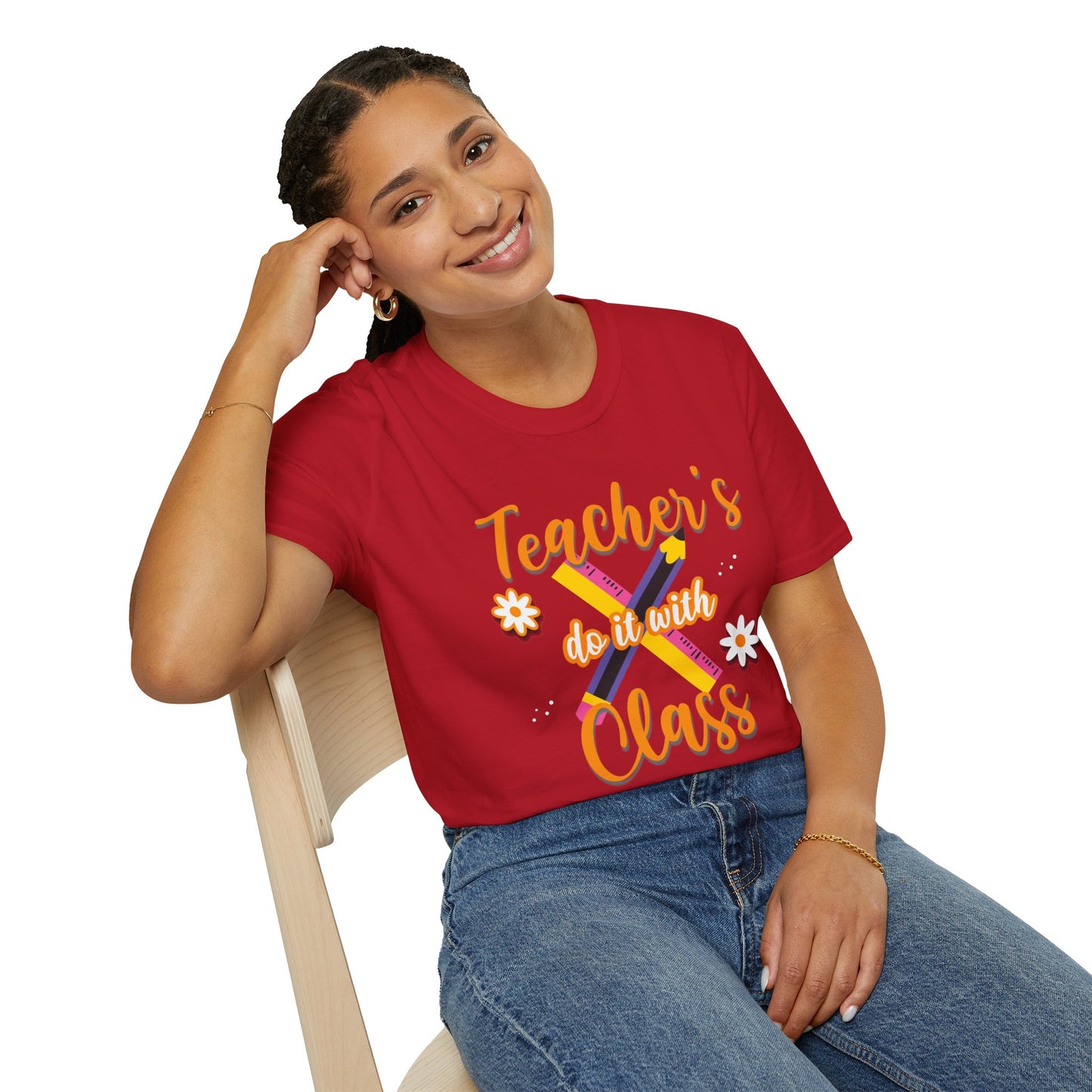 Teacher's do it with Class T-Shirt, Cute Teacher Gift, Teacher Back to School Tee, Teacher Appreciation Day, Teacher Classroom Outfit