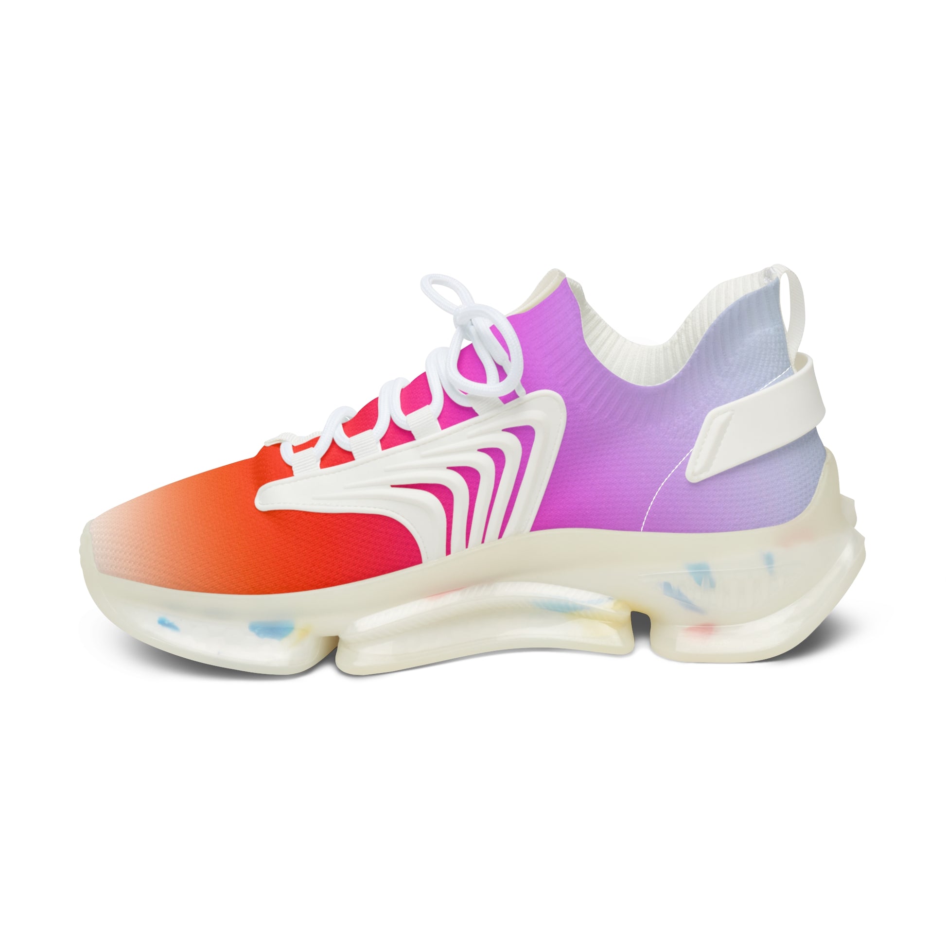 Vibrant Women's Mesh Sneakers, Trendy Athletic Shoes, Breathable Sneakers, Fashion Sneakers, Casual Lifestyle Footwear