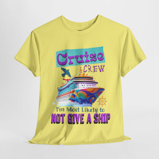 Cruise Crew Tee: Fun Cotton Shirt for Cruise Vacation Vibes, Travel Enthusiasts, Fun Family Trip Tees, Summer Celebrations, Gifts for Cruisers
